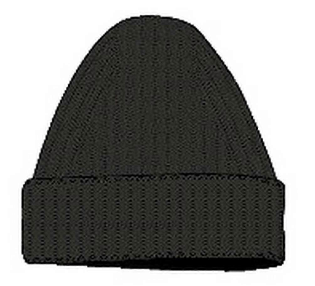 Falke Pure Lambswool Ribbed Beanie - Black
