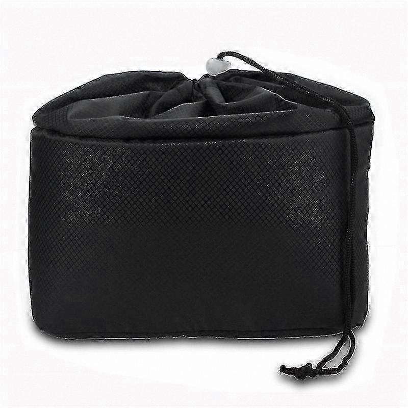 Protective Camera Bag with Waterproof Design and Adjustable Dividers for DSLR Gear (Black)
