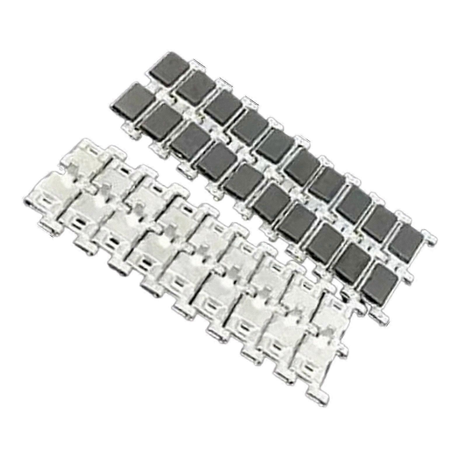 Authentic 1/35 Scale Metal Track Links for German Leopard 2 Tank Models