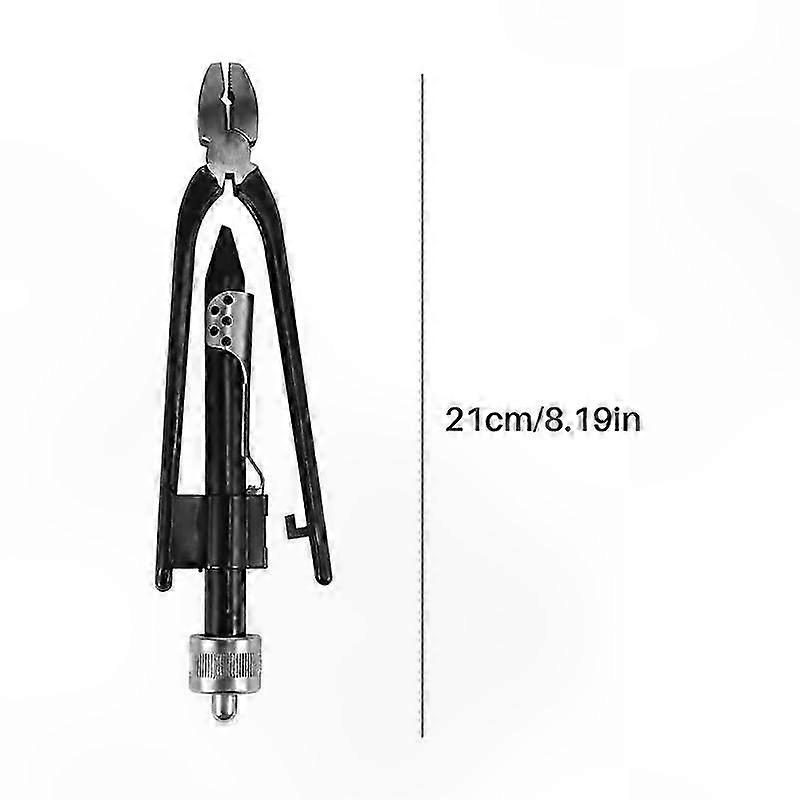 6" Aircraft Safety Wire Pliers Set with 15M Roll of 0.7mm Stainless Steel Lock Wire Tool for Secure Twisting and Locking Applications