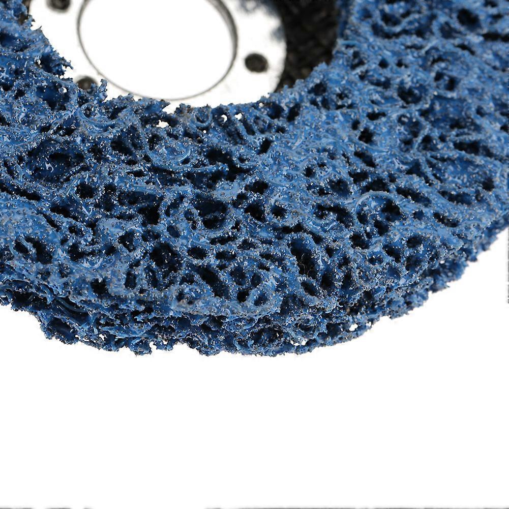 2Pcs 115mm Blue Poly Strip Wheel Disc for Angle Grinders 60#