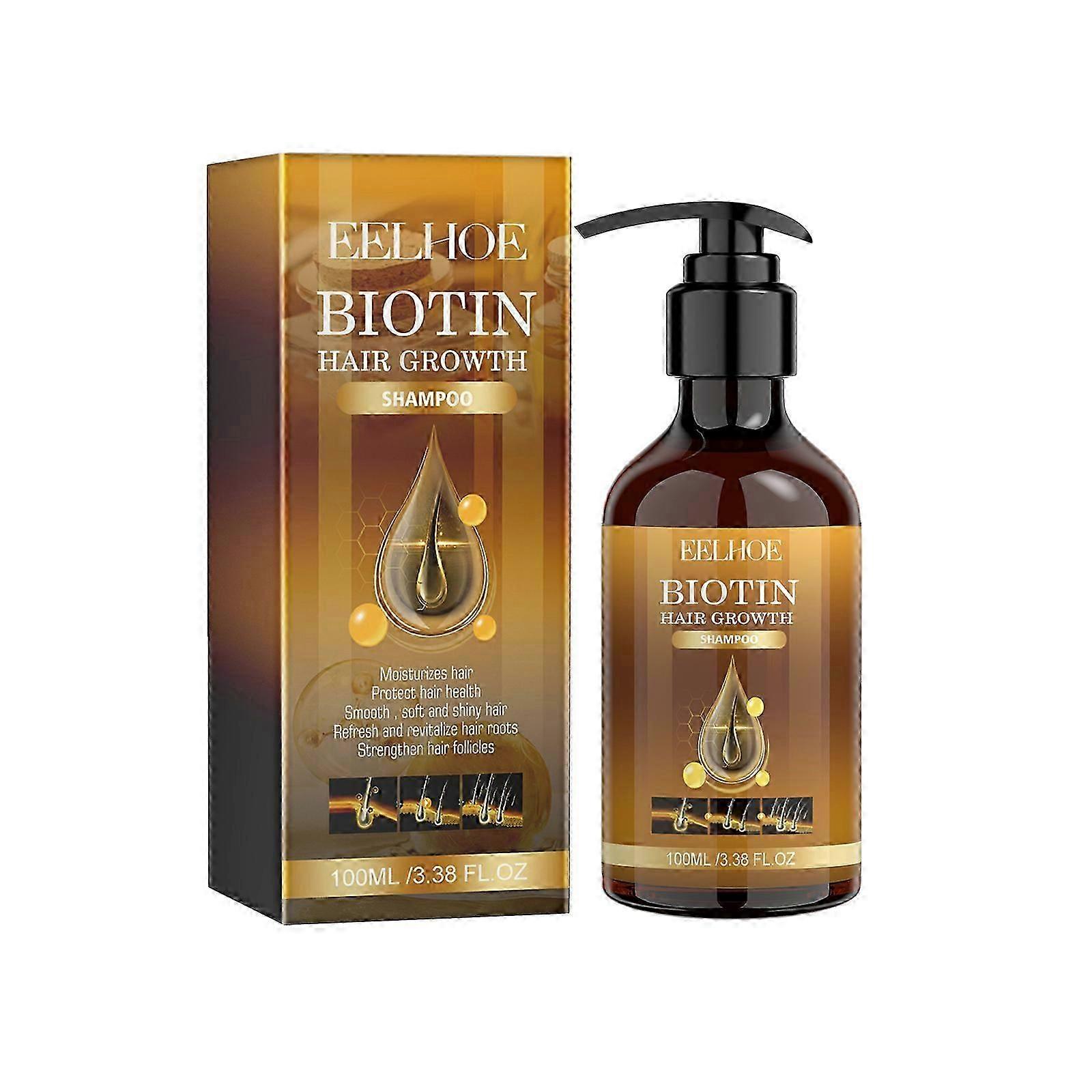 EELHOE Biotin Shampoo for Scalp Cleansing, Gentle Nourishing, Moisturizing, Smooth and Shining Hair Shampoo