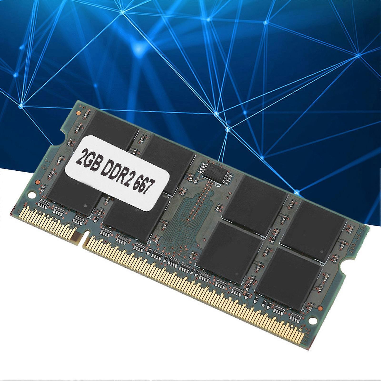 DDR2 2GB 667MHz PC2-5300 200Pin 6.7x3x0.3cm Notebook Memory
