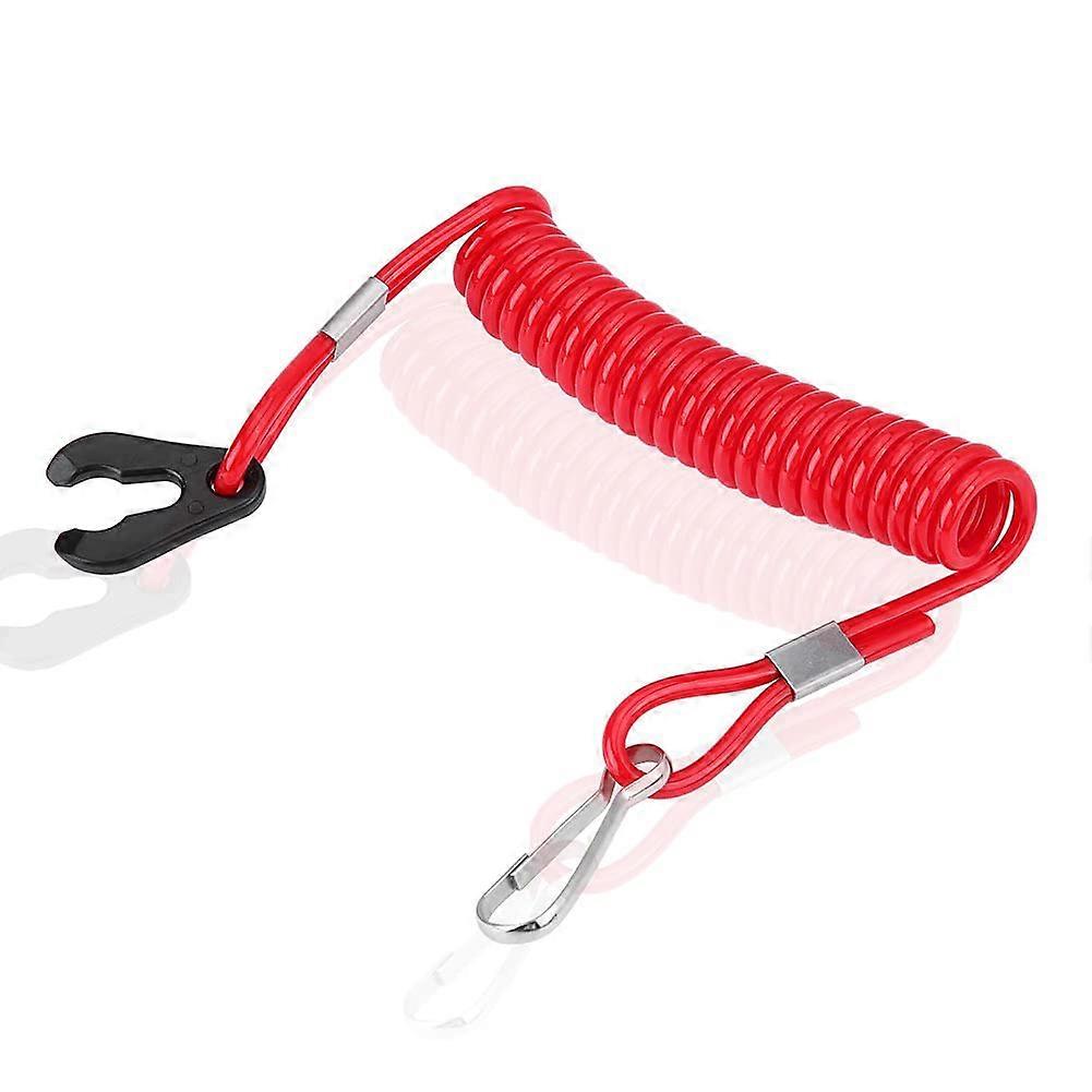 Boat Engine Stop Switch, Boat Engine Outboard Engine Emergency Kill Stop Switch, Switch Stop Emergency Kill Switch Enclosed With Tether Lanyard Jet S