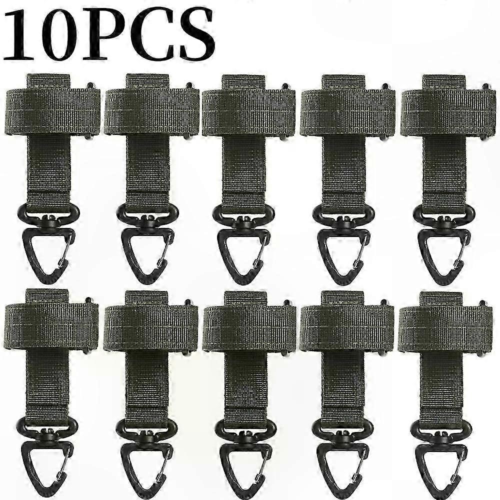 Tactical Outdoor Gear Buckle Clip for Camping Hiking Mountaineering Rope Holder Military Hook Keeper Pouch Accessory Utility Tool
