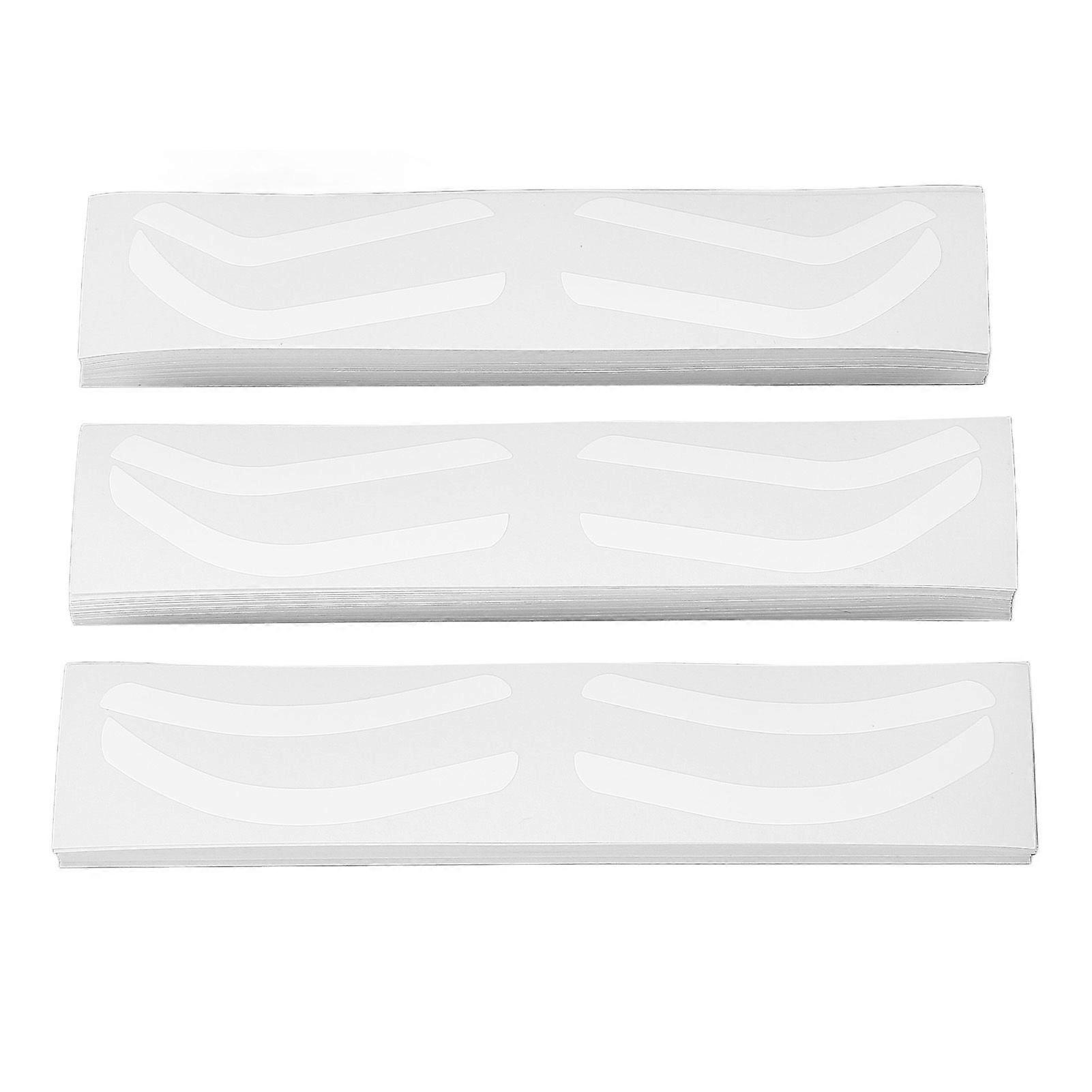 150 Sheets Eyebrow Airbrush Sticker Stencil Disposable Eyebrow Shaping Template Eyebrow Tint Sticker for All Face Shapes and Sizes