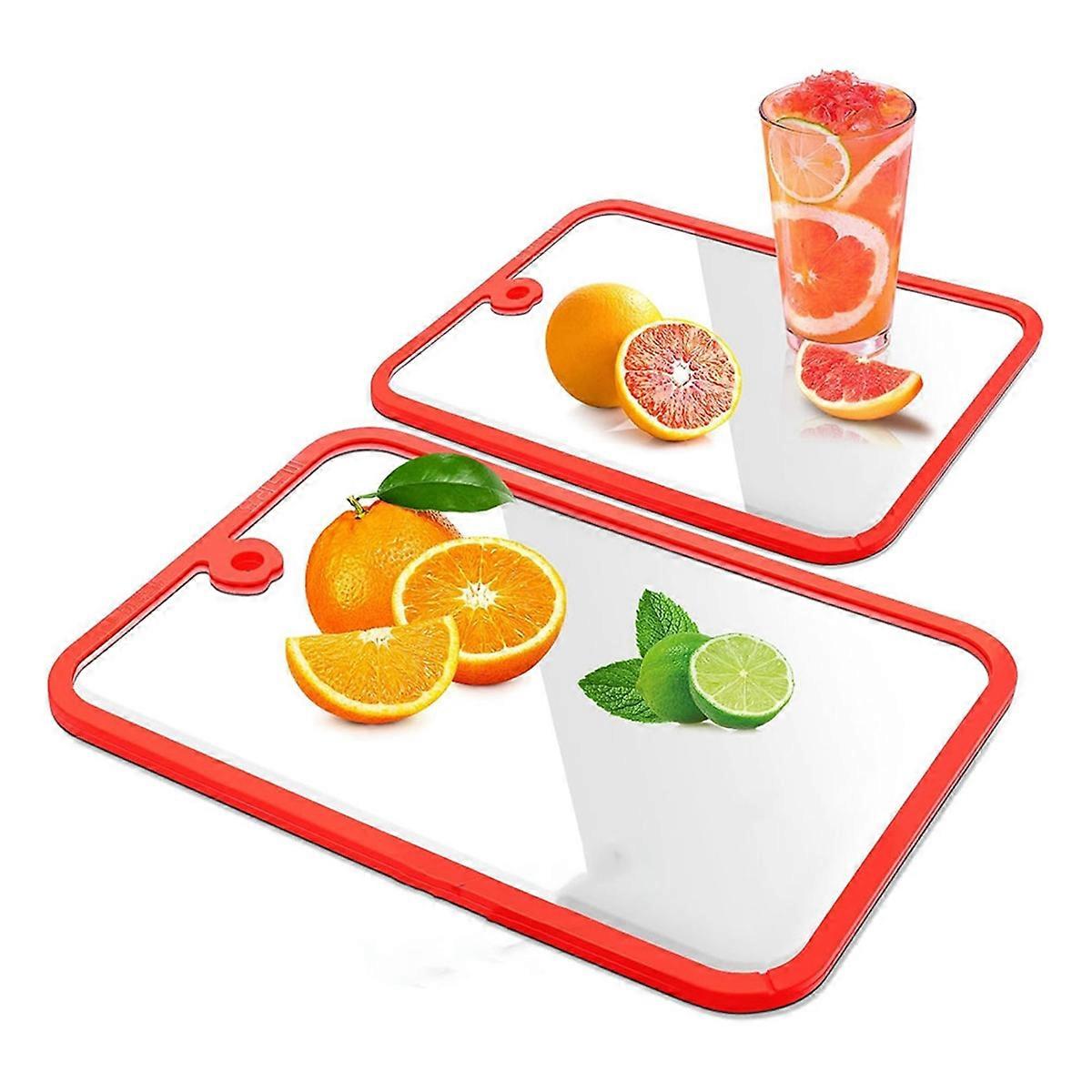 Glass Cutting Boards for Kitchen Counter,Dishwasher Safe,Heat Proof