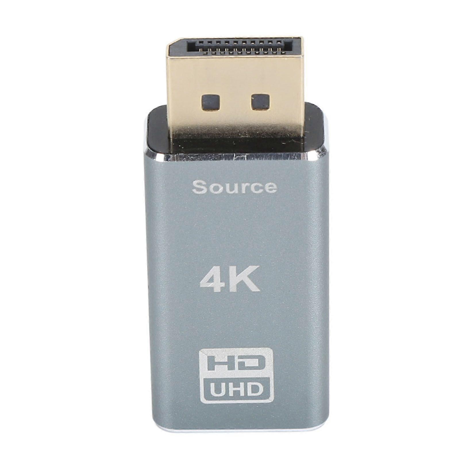 Displayport to HD Multimedia Interface Adapter Professional Plug and Play 4K 30Hz 1080P 120Hz for TV Projector Display