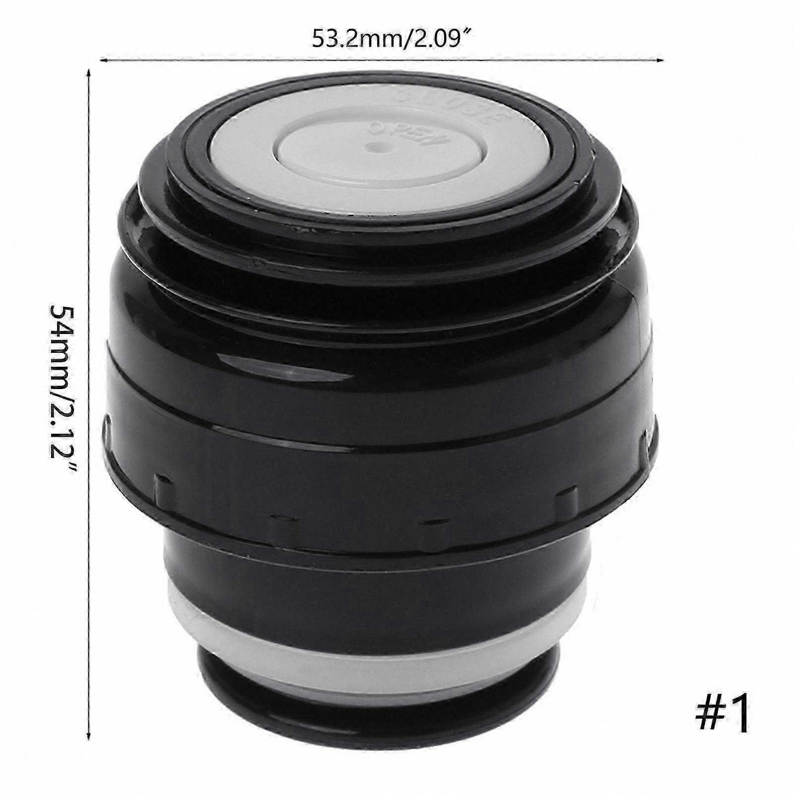 4.5cm Insulated Bottle Cap with Key, Easy Open & Clean, Leak-proof Food Grade Plastic Design