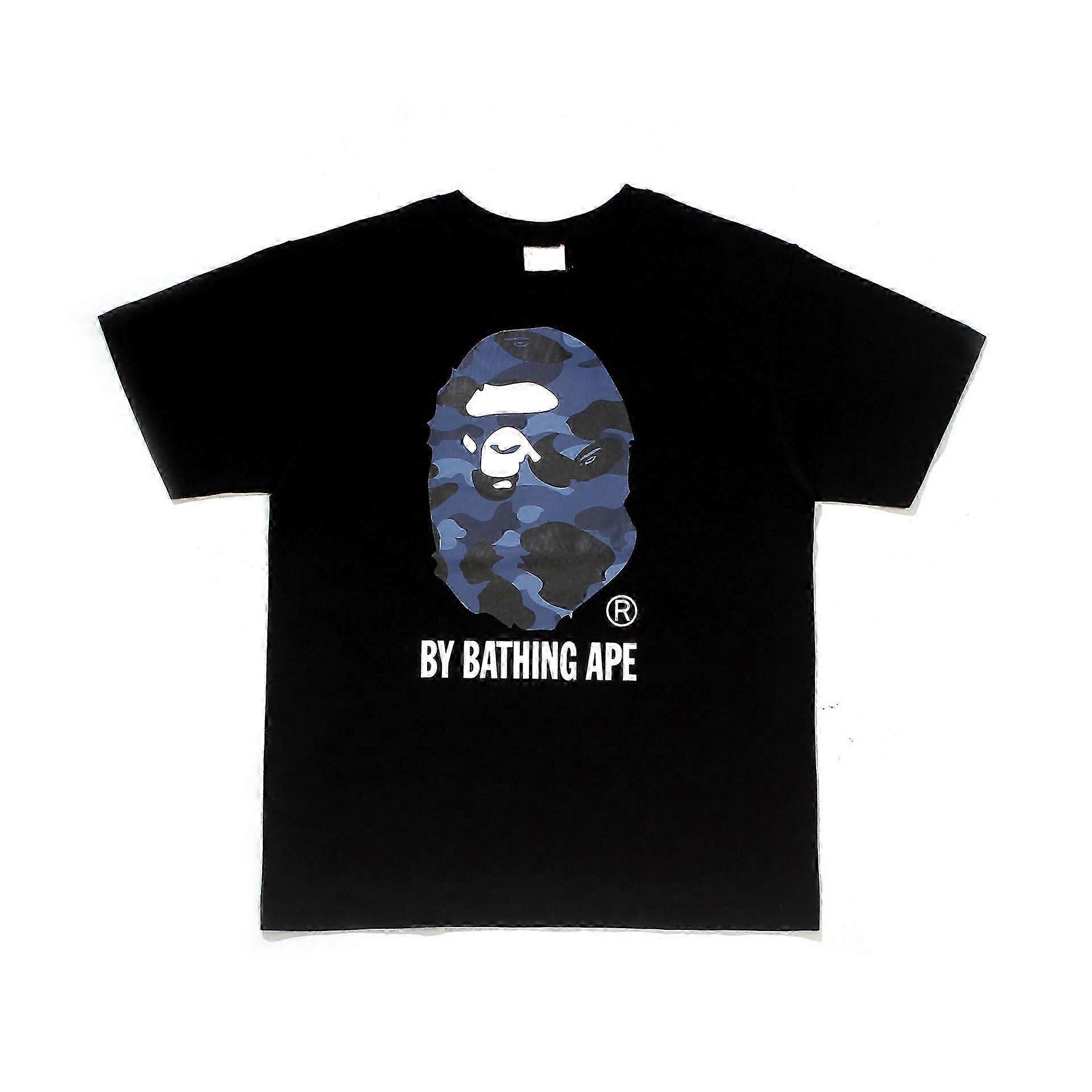 2023 Japanese T-shirt For Men Aasual Letter Print Round Neck Short-Sleeved Bapes T Shirts Short Sleeve Cotton Unisex T Shirt
