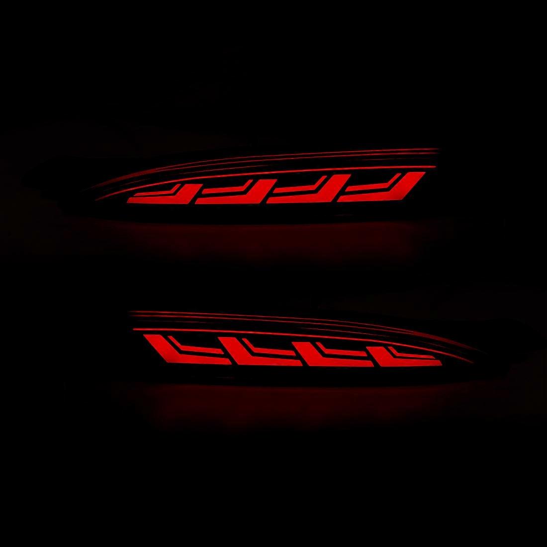 Applicable For Mazda CX5 CX-5 2022 2023 LED Rear Bumper Reflector Lights Auto Brake Warning Dynamic Turn Signal Lamps Car Accessories 12V