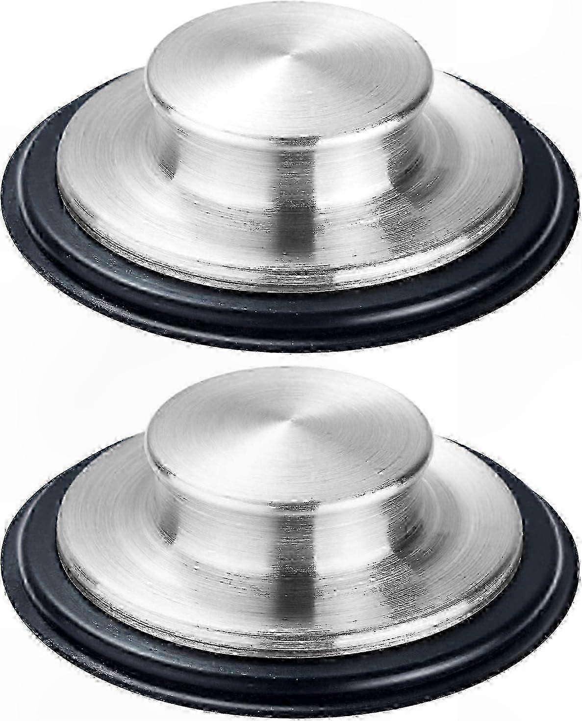2-Pack Sink Stoppers for Kitchen - Stops Debris and Splashes Effectively