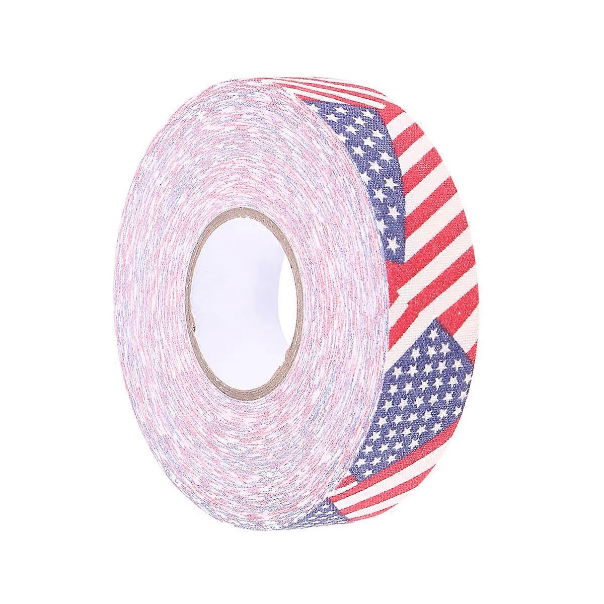 Red Maple Hockey Stick Tape Printed Durable Cotton PVC Waterproof for Sports Use 2.5cm x 25m
