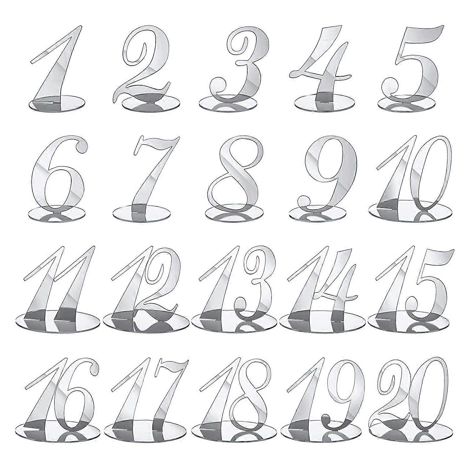 Table Numbers Wedding Table Numbers Acrylic Table Numbers for Wedding Table Numbers Stands for Wedd
