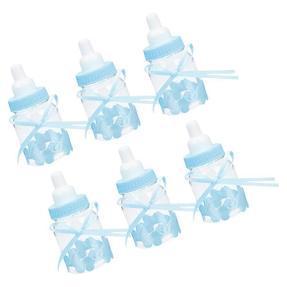 Skyblue Candy Box for Baby Shower Favors Safe Sturdy Visible Design 6pcs