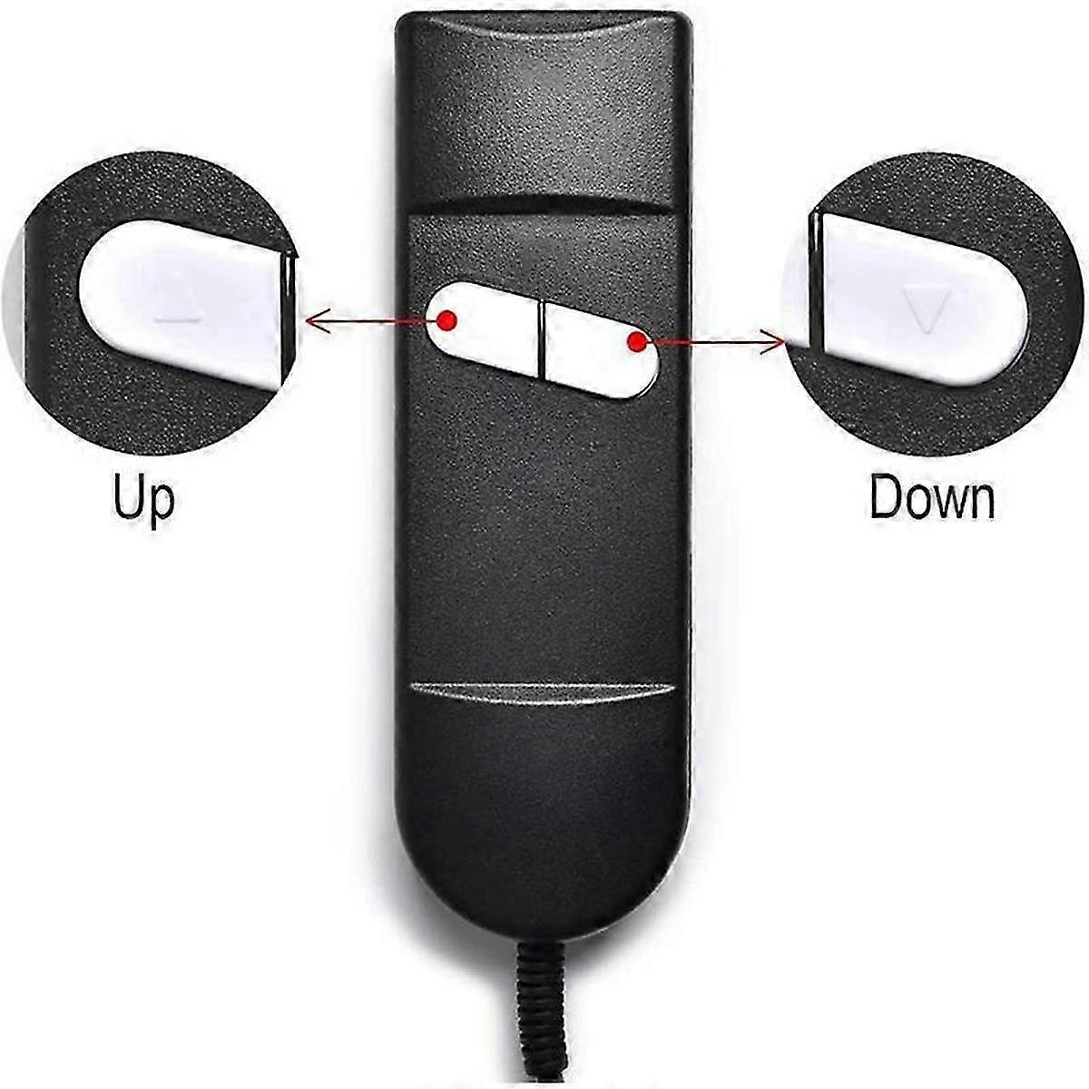 Lift Chair Remote Replacement, 5 Pin 2 Button Power Recliner Remote Replacement Parts compatible Okin Limos