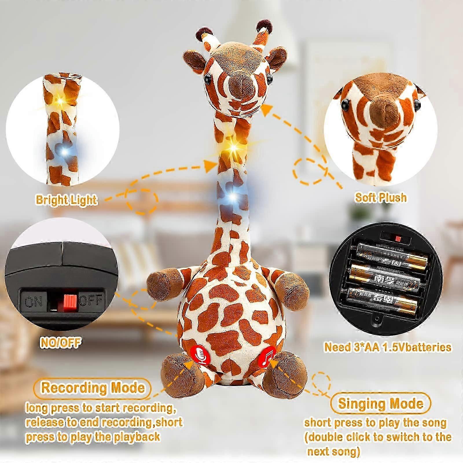 Tanzende Sprechende Giraffe - Interaktives Babyspielzeug Mit Licht & Musik