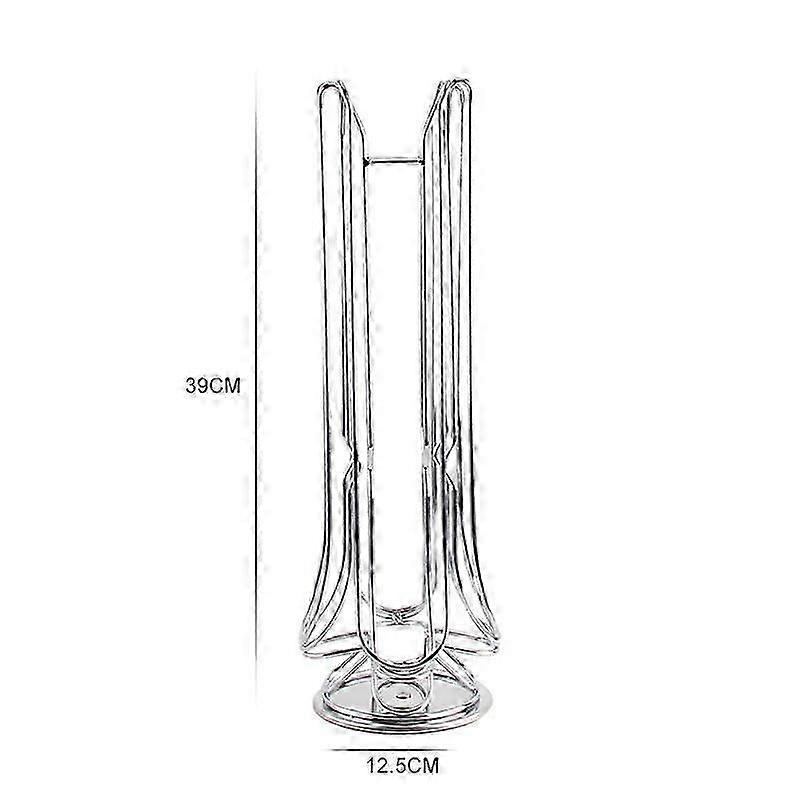 Coffee Capsule Holder for 24 Capsules - Rotating Coffee Capsule Storage