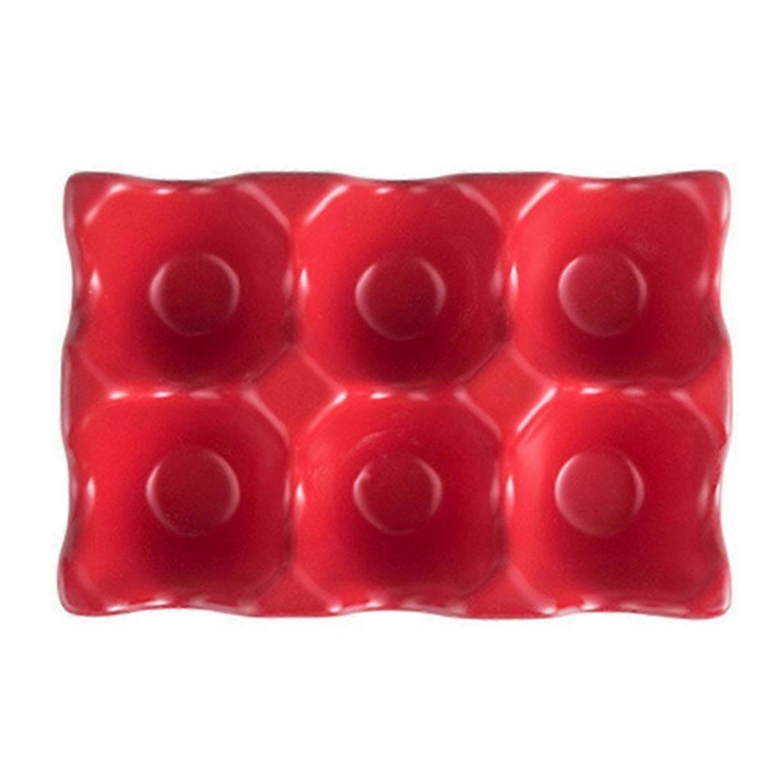 Kitchen Supplies Egg Tray Household Ceramic Tableware Supplies red