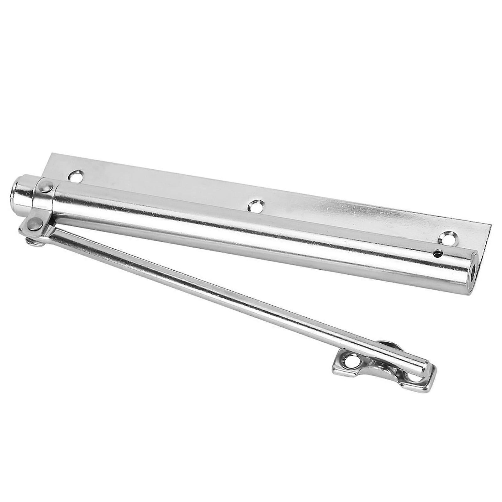 Adjustable Stainless Steel Automatic Door Closer 190x183x53mm Silver