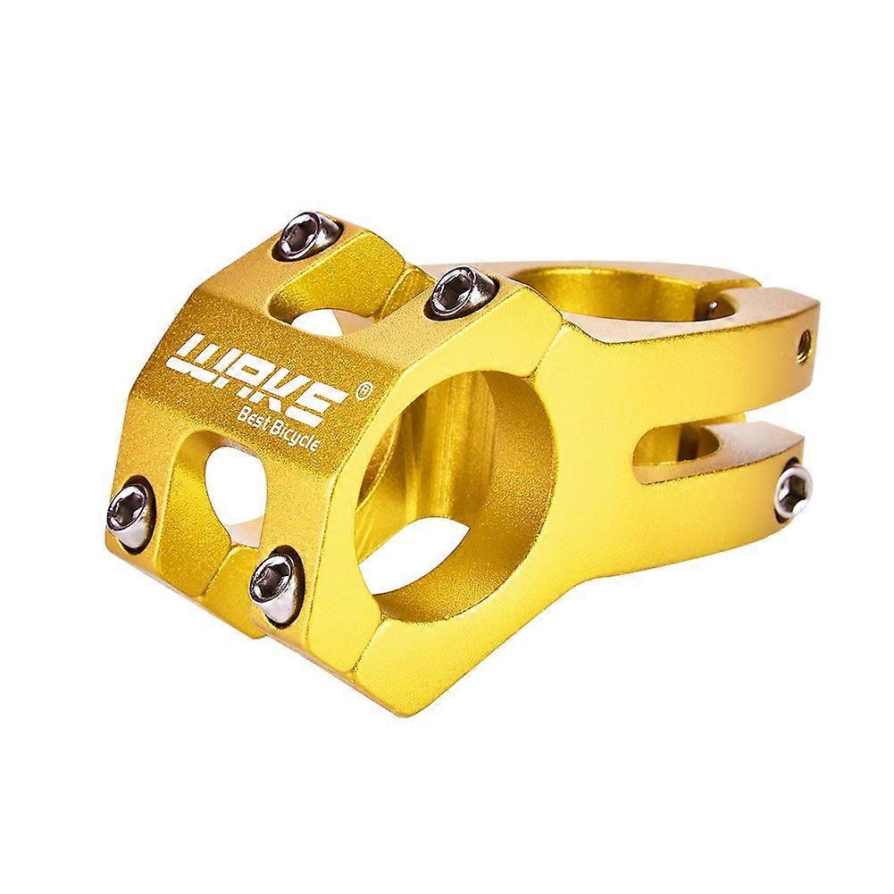 31.8mm Aluminum Alloy Mountain Bike Handlebar Fixed Stem Cycling Accessory (Gold)