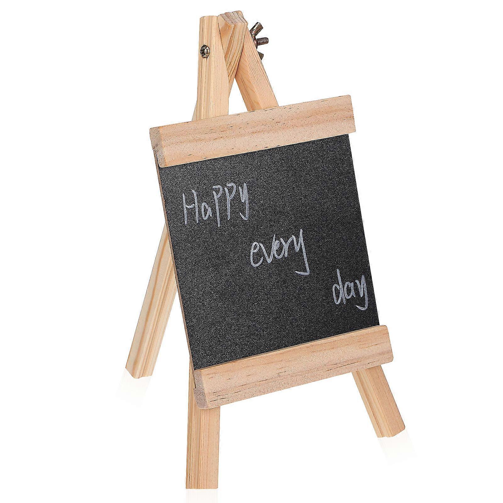 Small Chalkboard Signs Wooden Table Board for Decoration 3Pcs