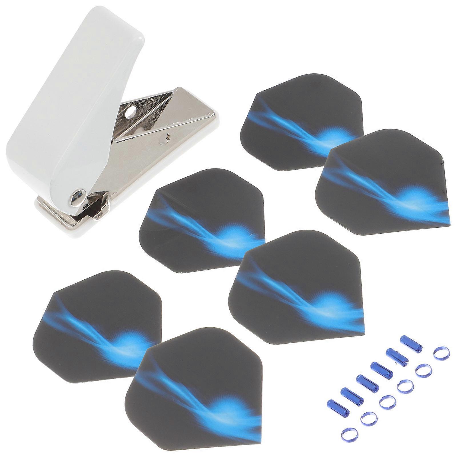 Small Hole Punch Manual Hole Puncher with Dart Flight Rings 1Set