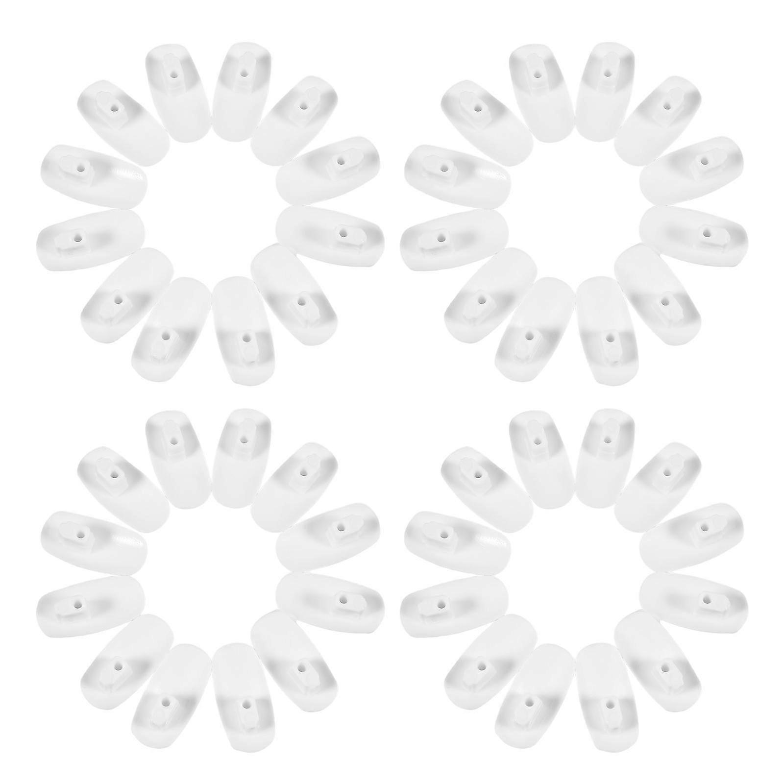 Fake Nails False Nails for Practice 100Pcs White Plastic Nail Manicure