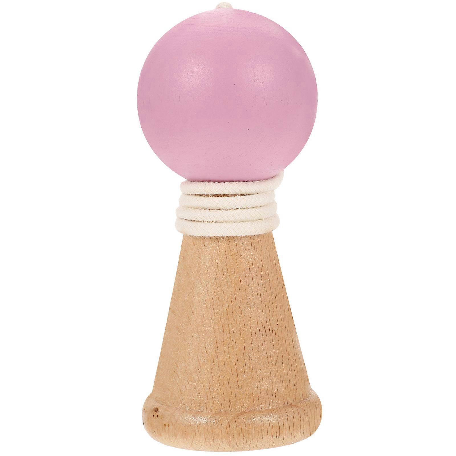 Wood Kendama Toy Coordination Exercise Kendama Toy for Casual Play 2Pcs