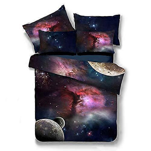 3D Printed Bedding Set Polyester Quilt Cover And Bed Sheet, NonFading Density Bedding, Large Size 240x225cm