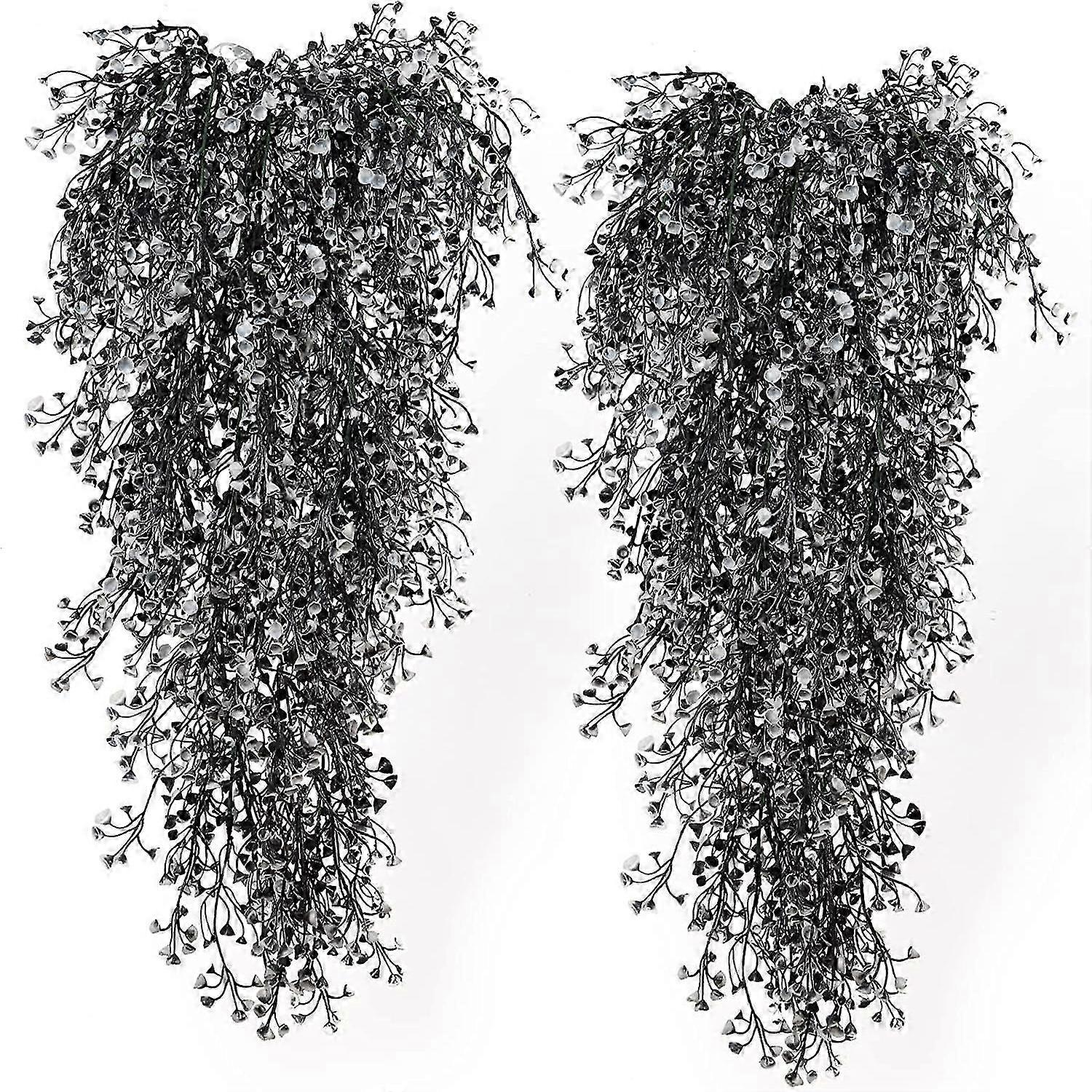 4 Pack  Fern Plants Hanging Artificial Plants