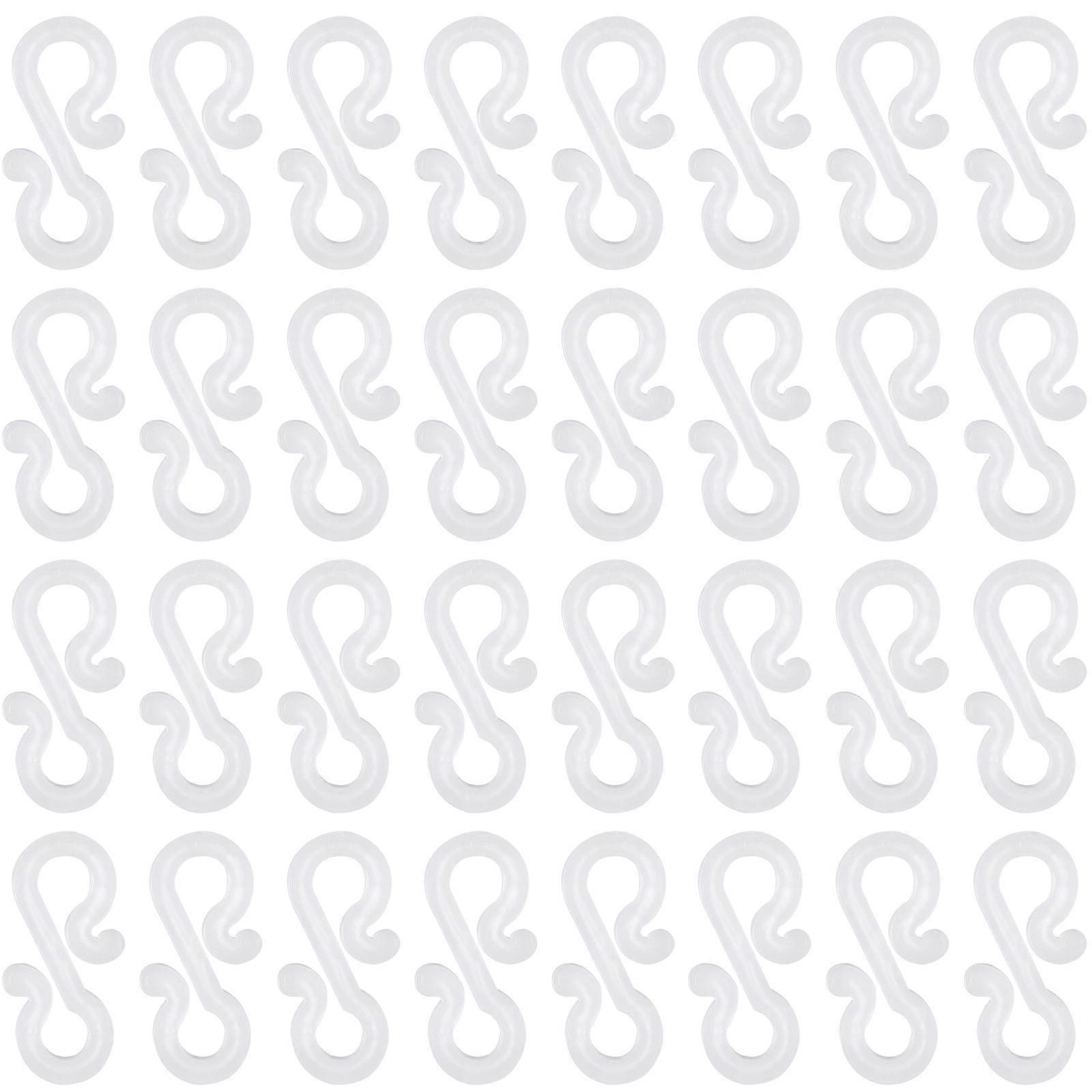 Holiday Light Clips Osaladi 120Pcs S-Shape Christmas Gutter Hooks Waterproof Frost-Proof Decorative Accessories For Homeowners