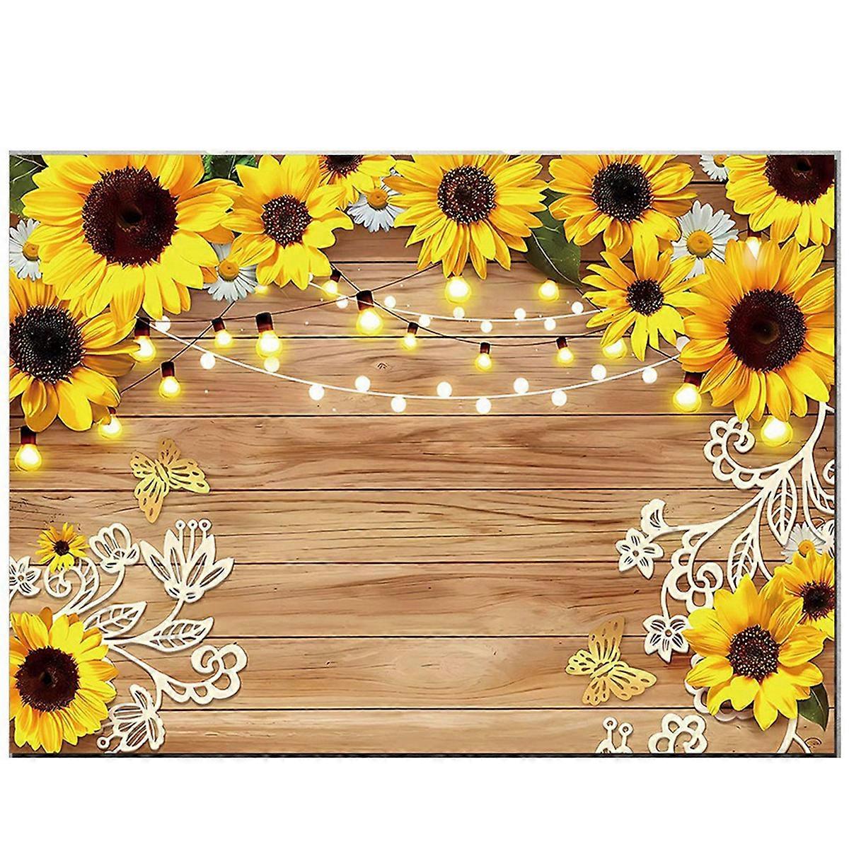 Sunflower Backdrop Photography Cloth 210x150cm