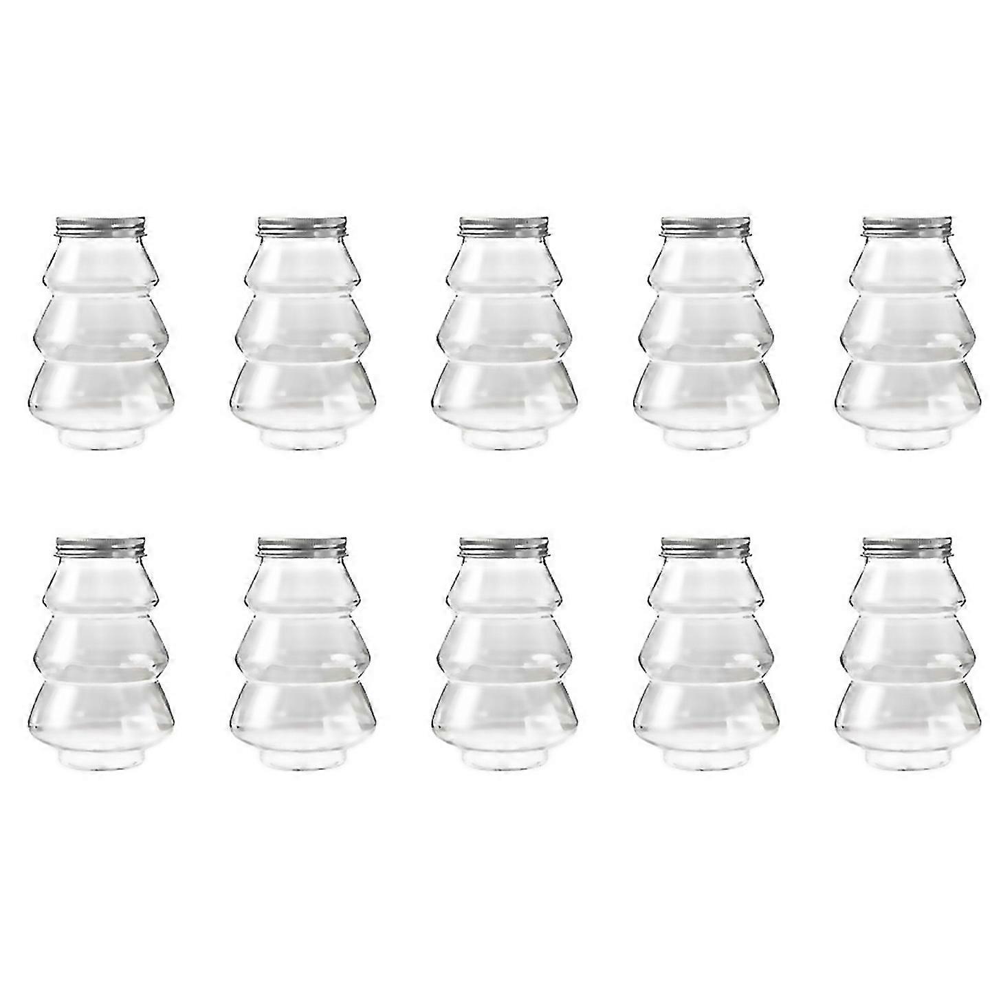 For Christmas Tree Candy Jar Childrens Gift Cover Silver