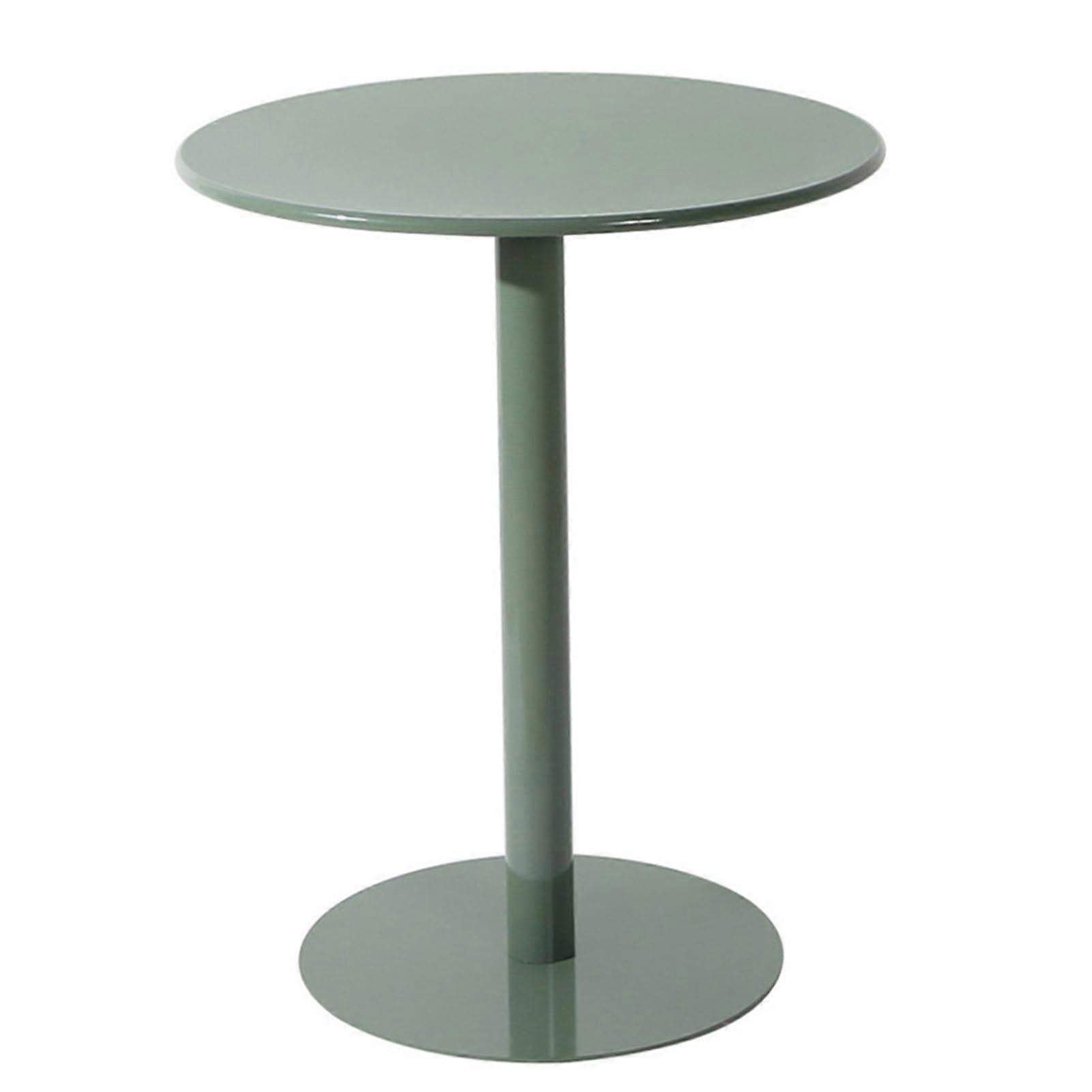 Round Bar Table Outdoor HighTable Metal Dining Table With SpaceSaving Design Iron 40x40x62 Cm Garden Patio