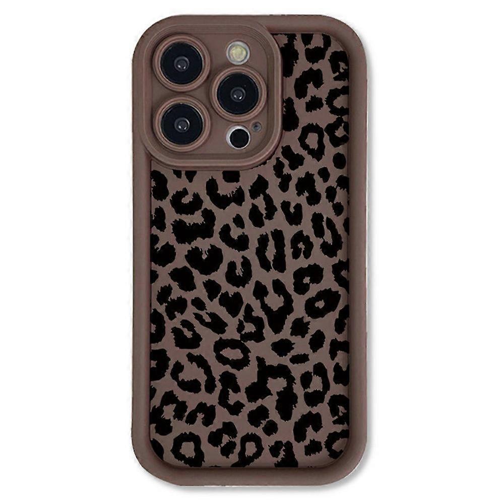 Compatible For iPhone 13 Pro Case Leopard Print TPU Shockproof Phone Cover