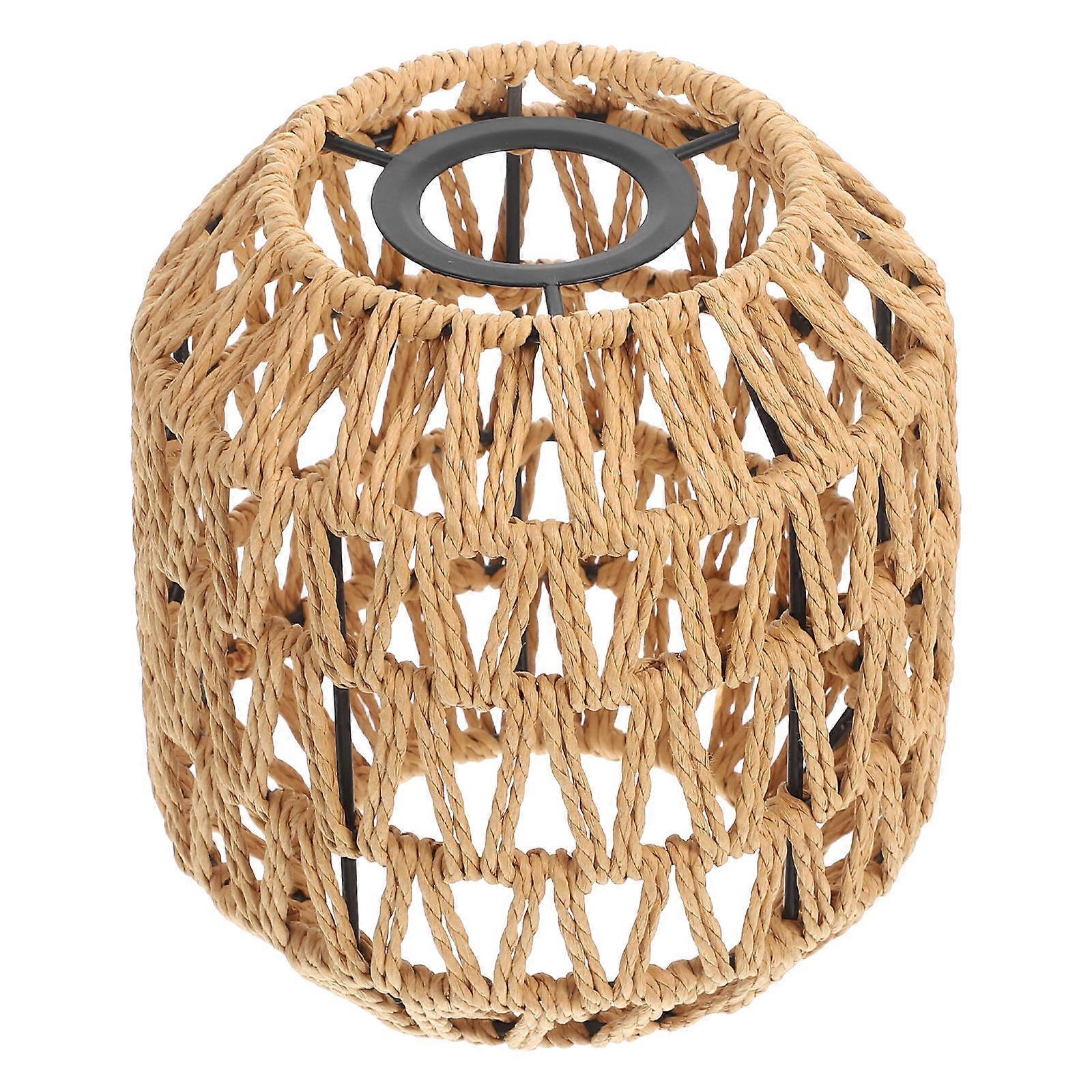 Decorative Woven Lamp Shade for Ceiling Lights Fixture 2Pcs Set