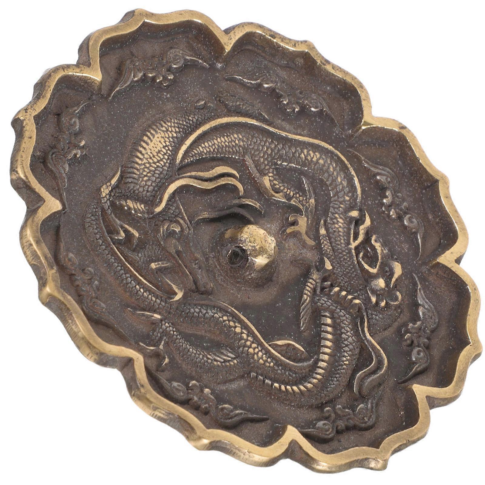 Copper Mirror Ornament Chinese Style for Exorcism Decor 2Pcs