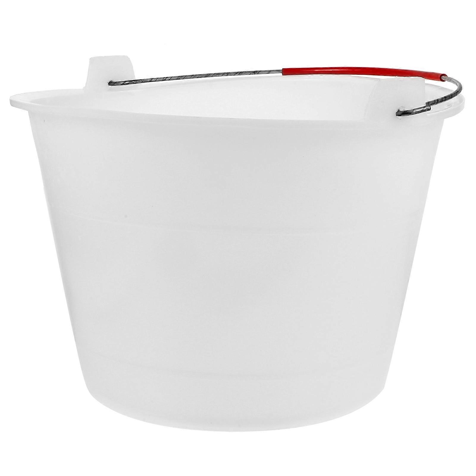 Reusable Water Bucket with Handle for Homeowners Round Shape 27.00X27.00X21.50CM 1Set