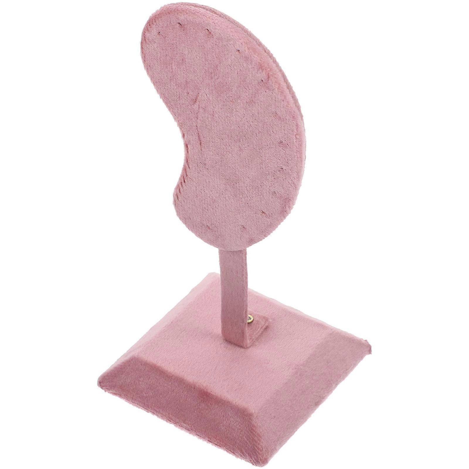 3Pcs Pink Ear Shape Earring Holder for Storage Use and Display Stand