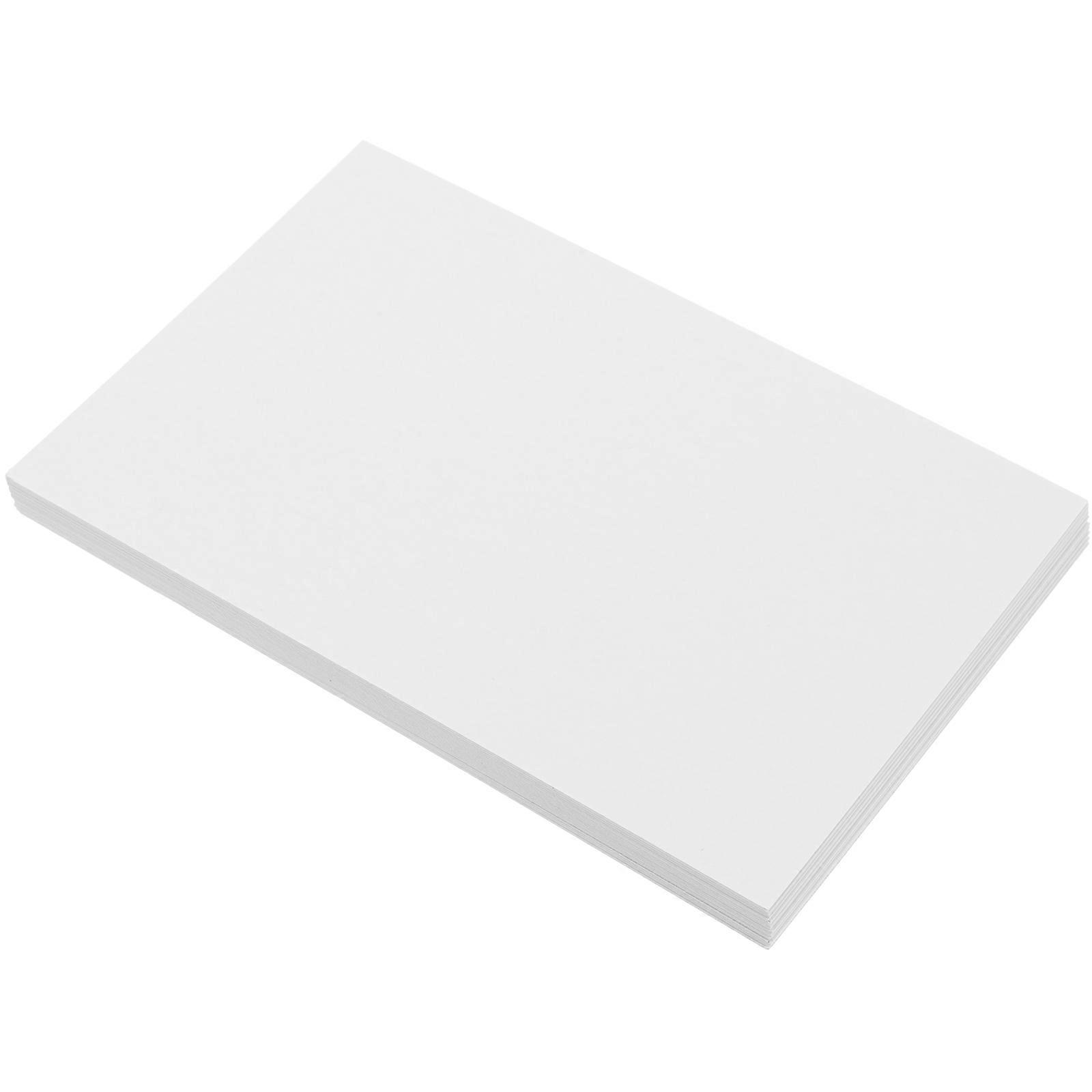 Multi-Function Blank Cards DIY Word Cards for Writing 480Pcs White Paperboard