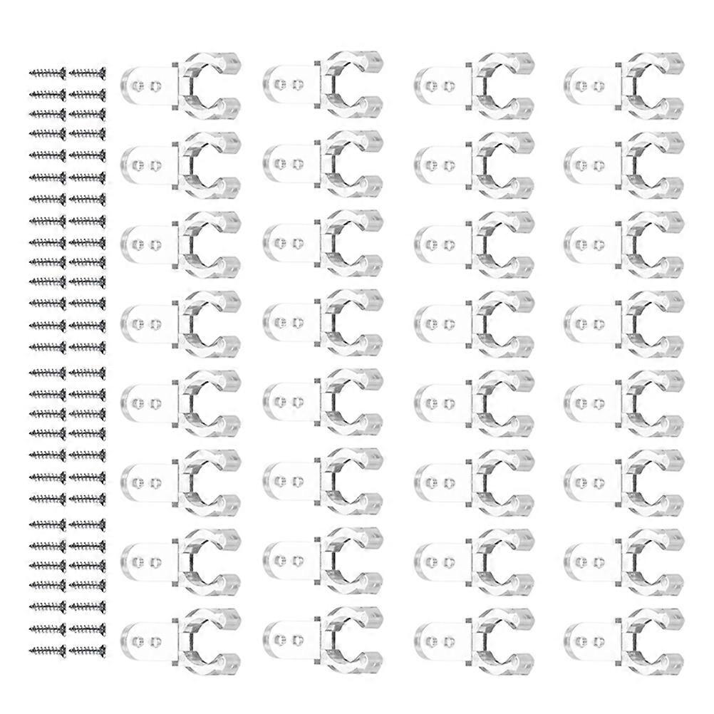 Strip Light Mounting Clips Cables Wedding Silver Plastic Cable Management 200Pcs