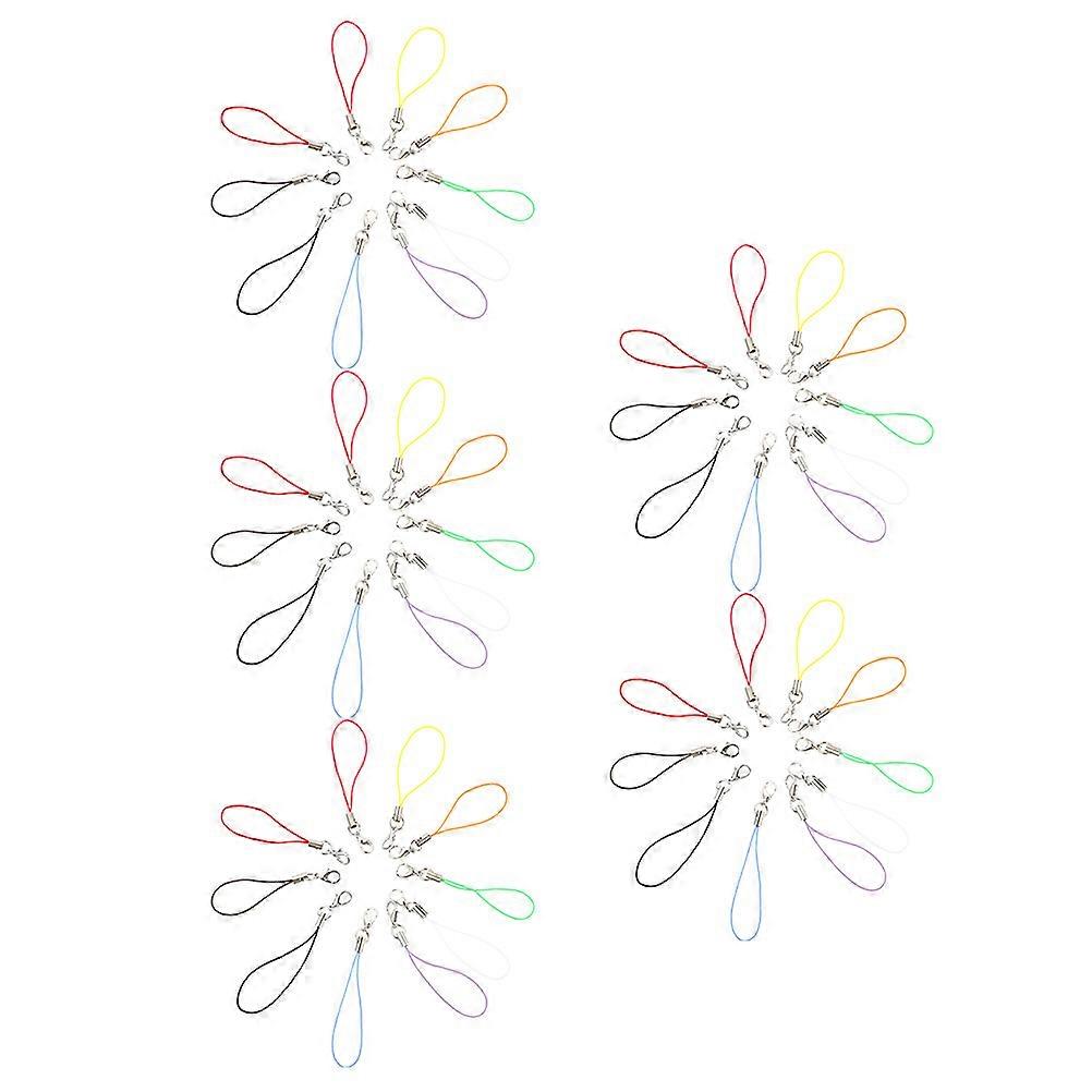 Mobile Phone Lanyards Lobster Clasp Charm Straps for DIY Use 100Pcs