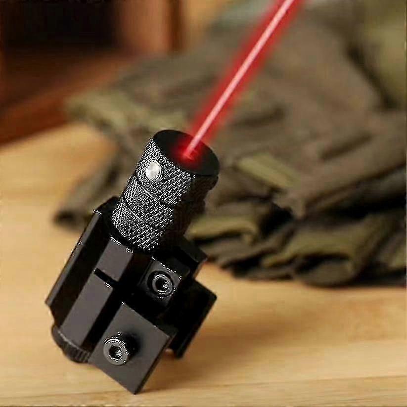 Mini Infrared Laser Aiming Flashlight Adjustable Red Beam 20m Range