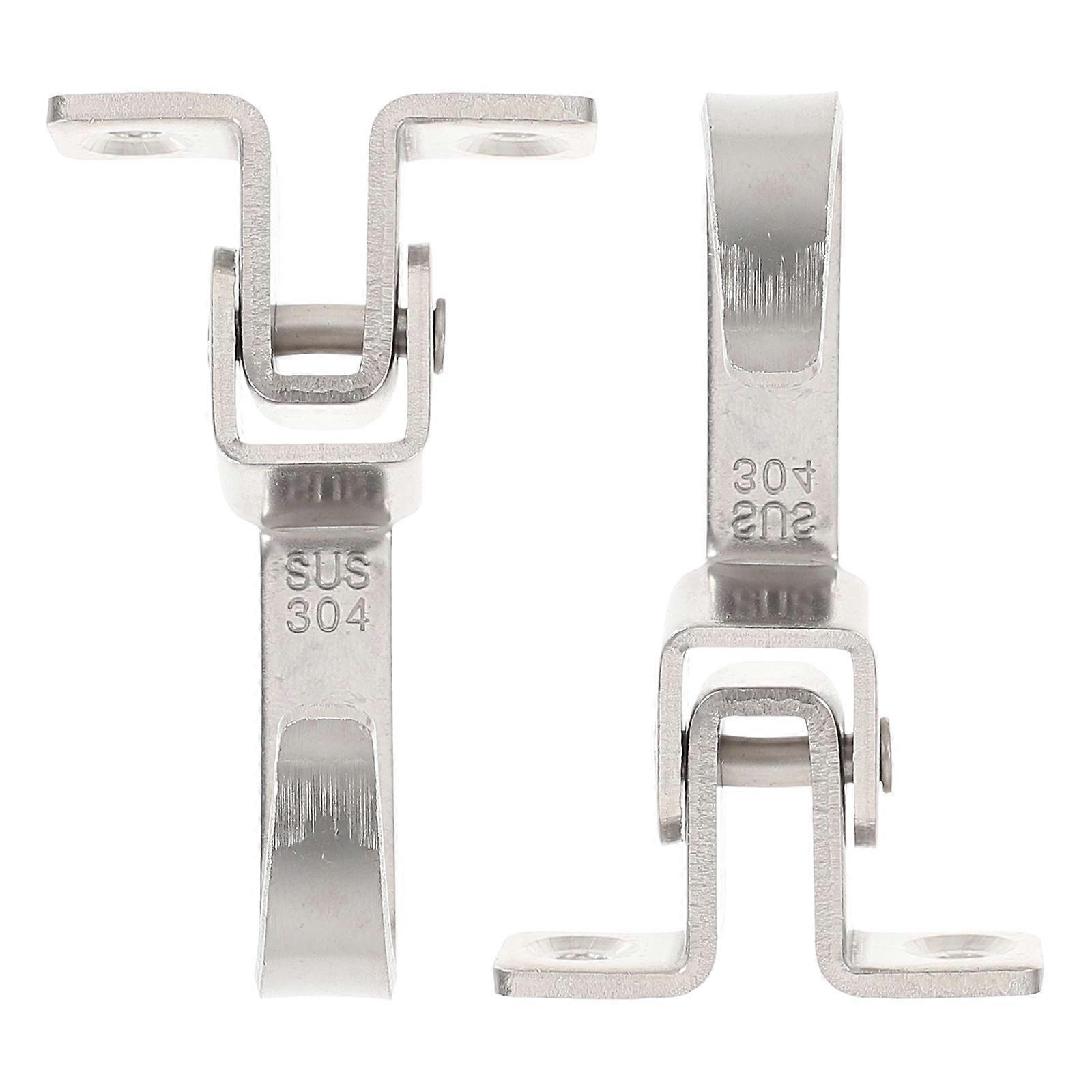 Durable Silver Ceiling Hooks for Fixing 4Pcs Set with Matching Screws
