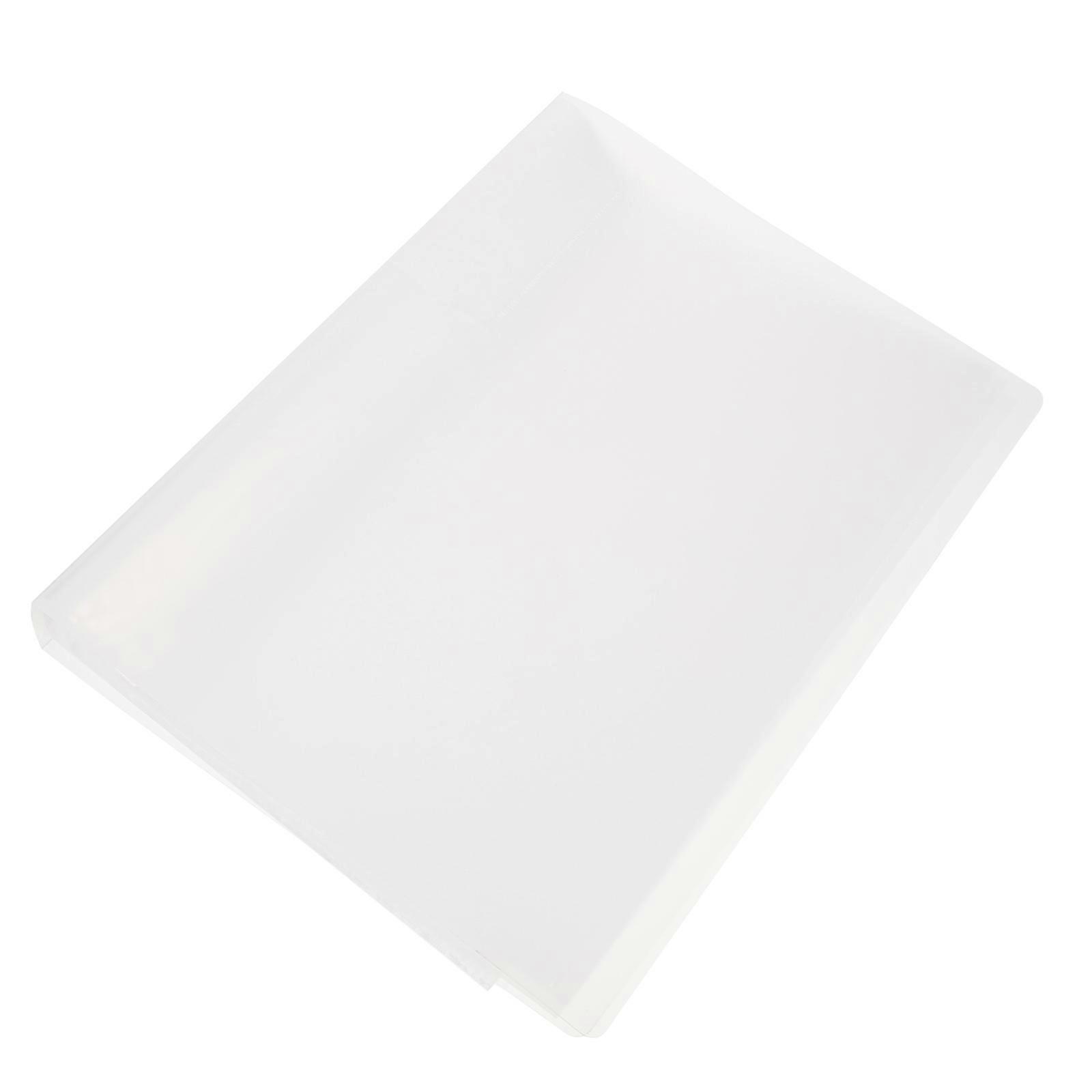Portable Receipts Folder Transparent A4 File Folder for Storage Use 3Pcs