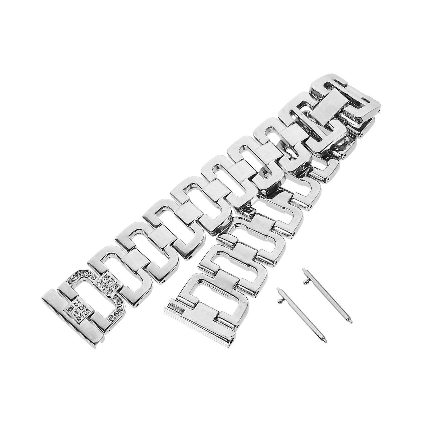 Premium Watch Band for Watch Active 2 Replacement 3Pcs Silver Color