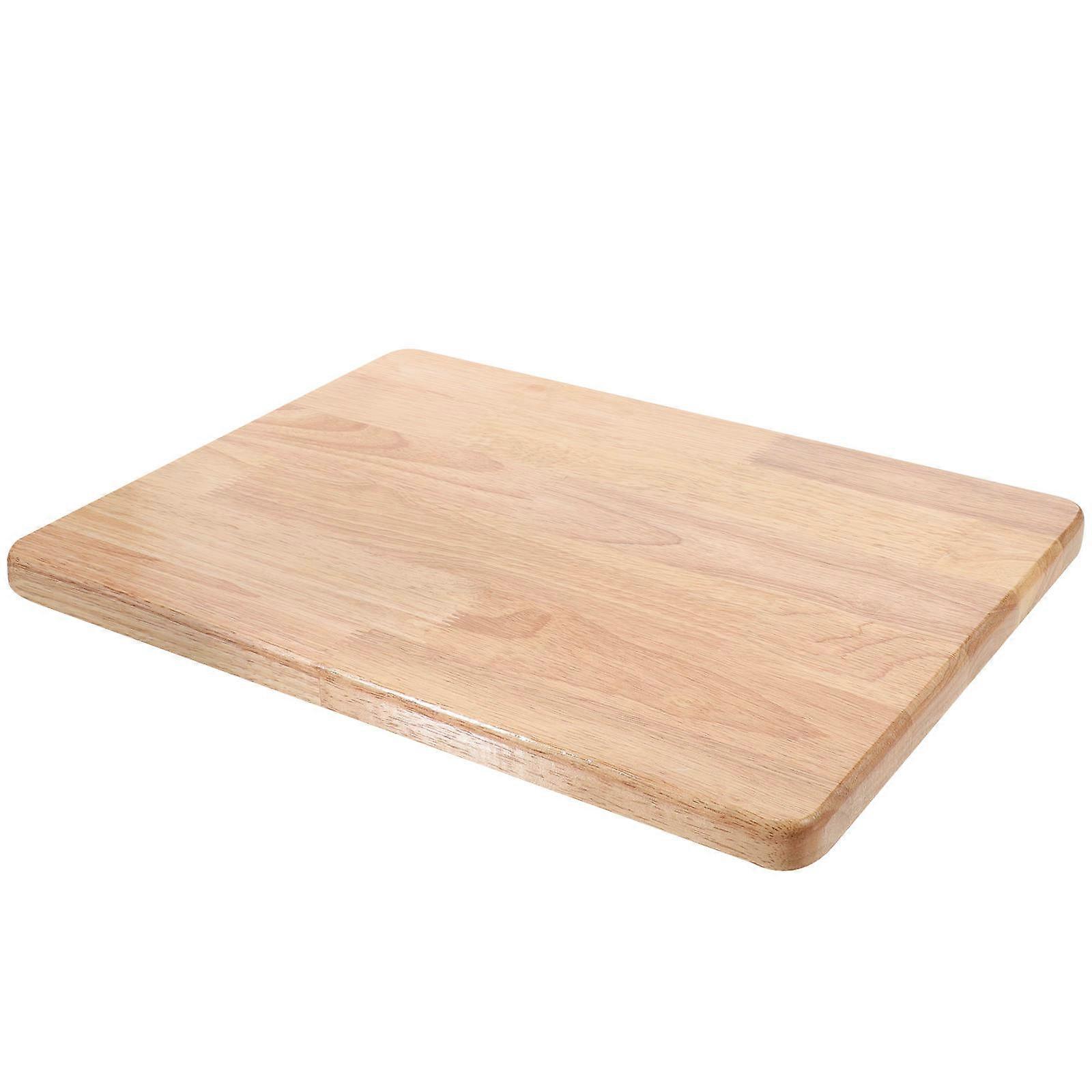 Natural Wood Desk Top for Home Office Restaurant Rectangular Shape Easy to Clean 1Set
