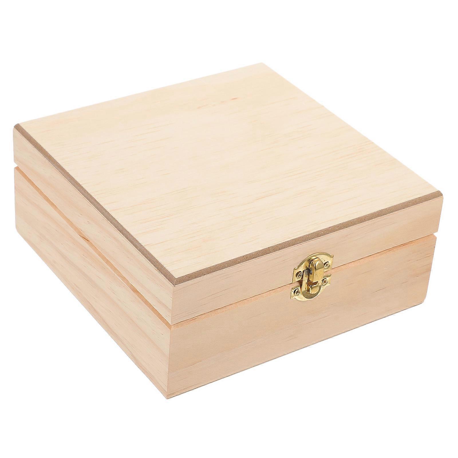 Wooden Essential Oil Case 2Pcs Storage Solution For Essential Oil Bottles In Khaki Color With Fine Polishing Workmanship