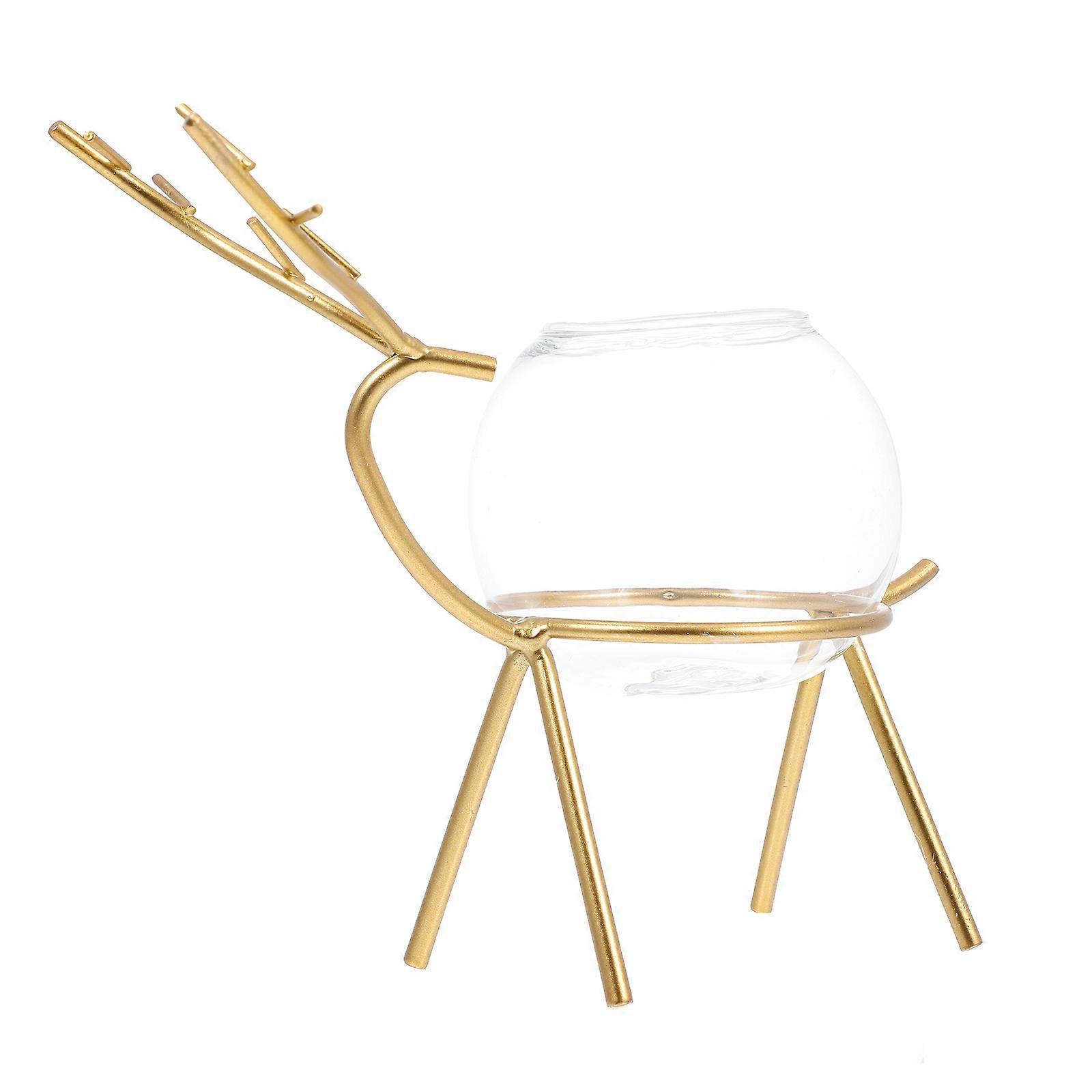 Nordic Style Hydroponic Vase Deer Design Vase for Decor 3Pcs Set